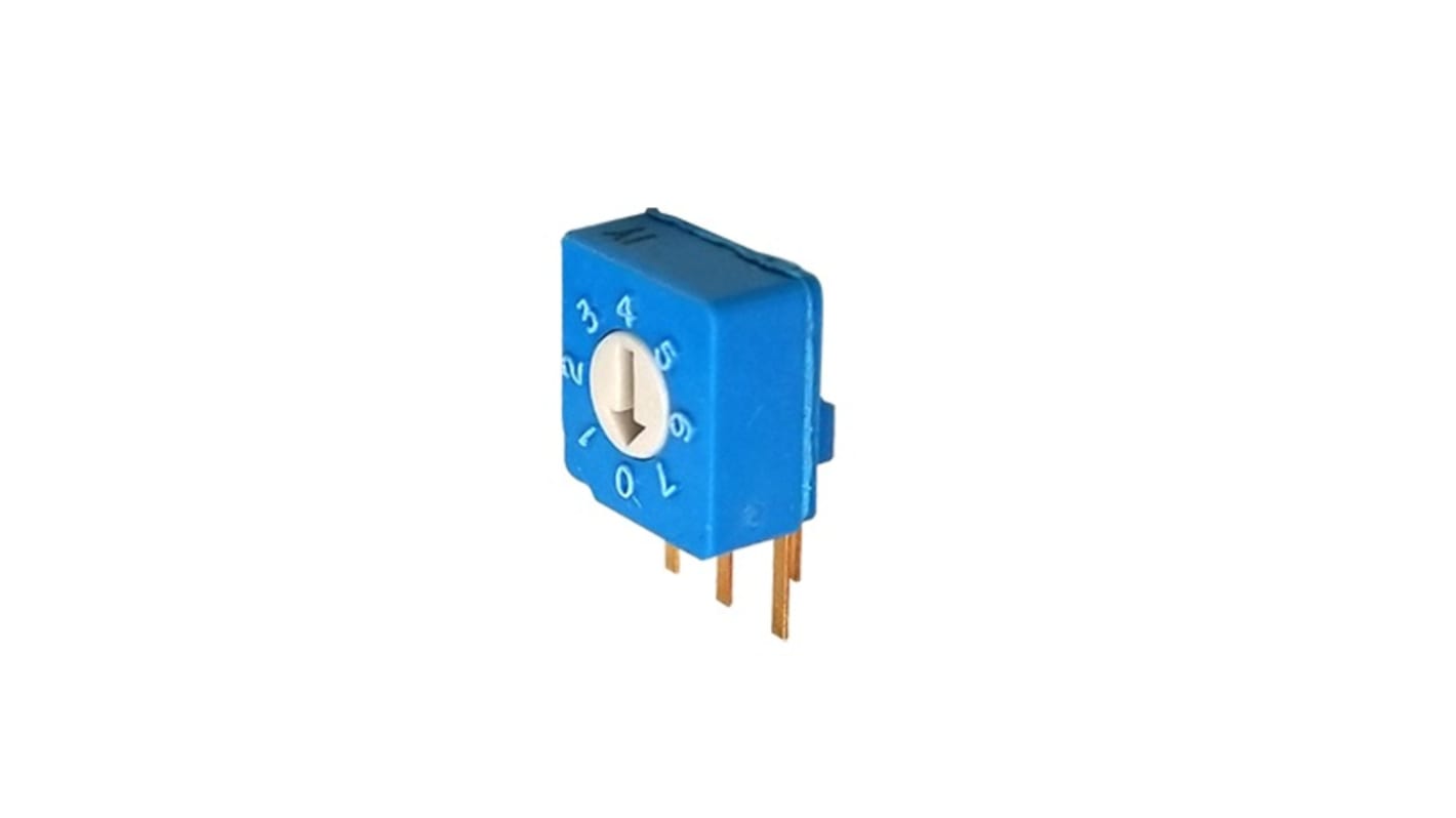 Interruptor giratorio, 8 vías, 5V dc S-8
