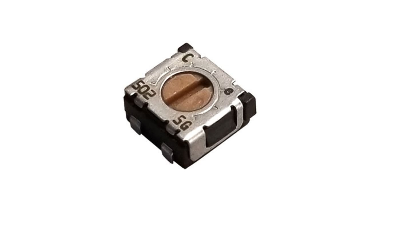 Potenziometro trimmer NIDEC COPAL ELECTRONICS GMBH, Regolazione dall'alto, , SMD