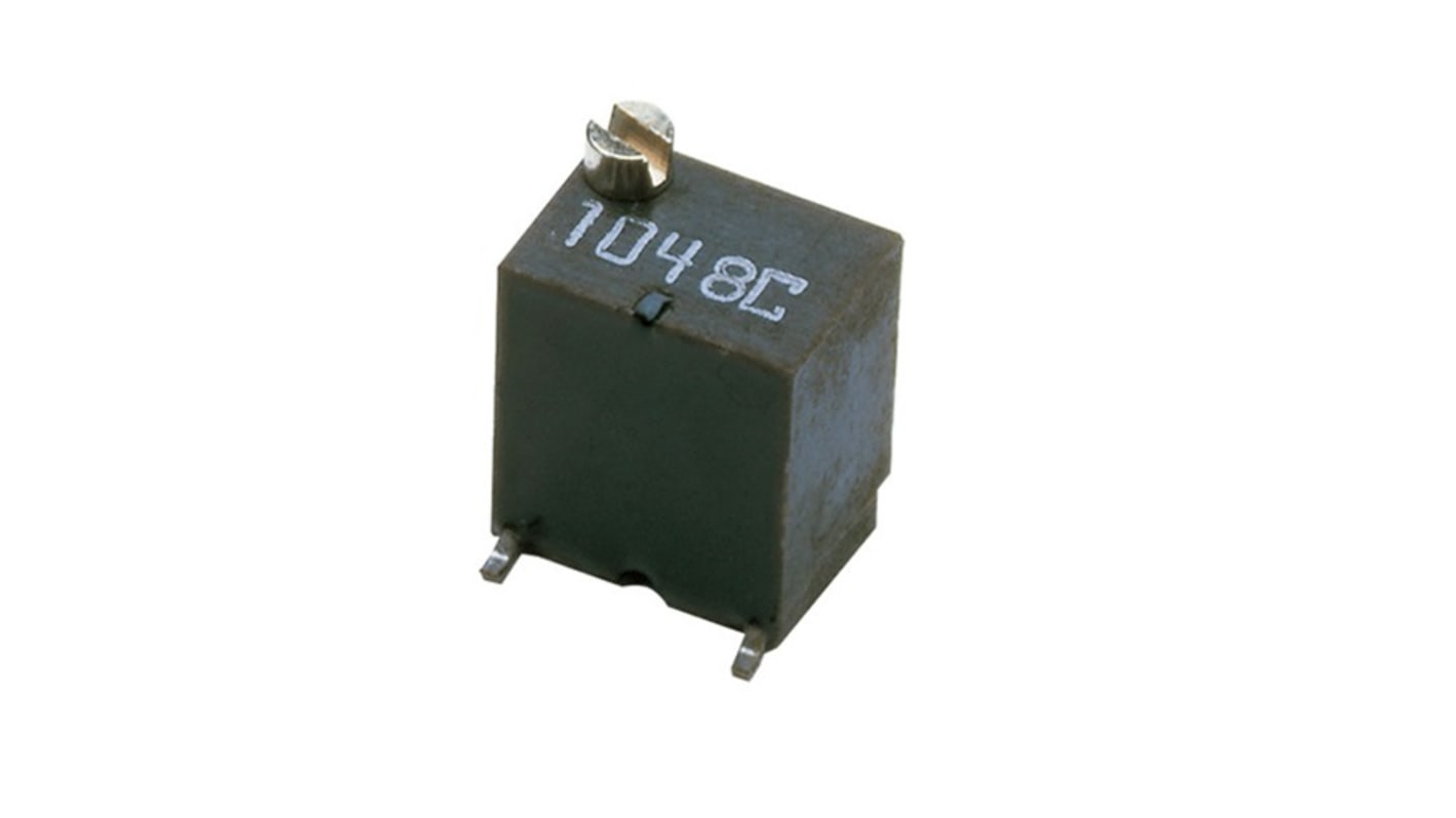 Potenziometro trimmer NIDEC COPAL ELECTRONICS GMBH, 14 giri, Regolazione dall'alto, , SMD