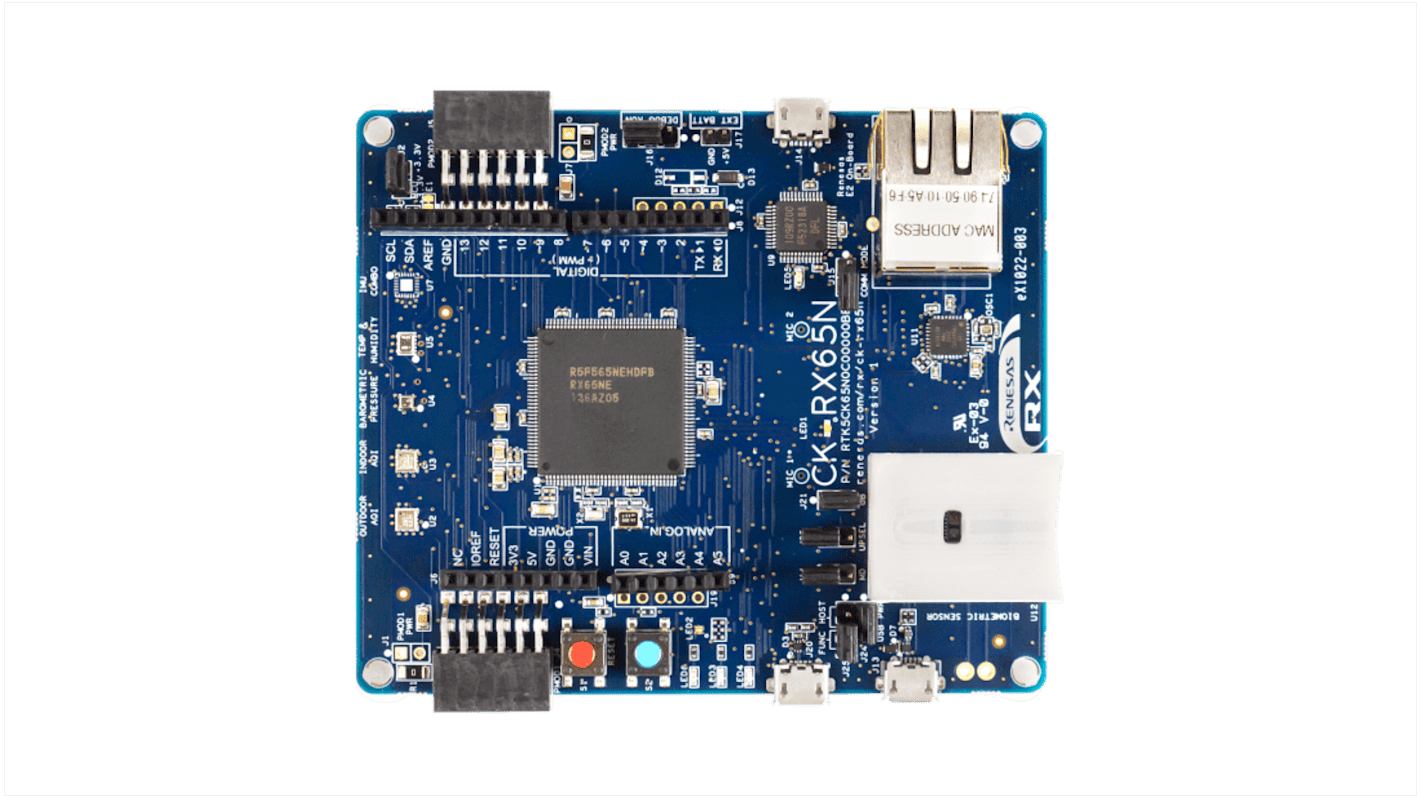 Kit di sviluppo Renesas Electronics RX65N Cat-M1 Cloud Kit, Radio