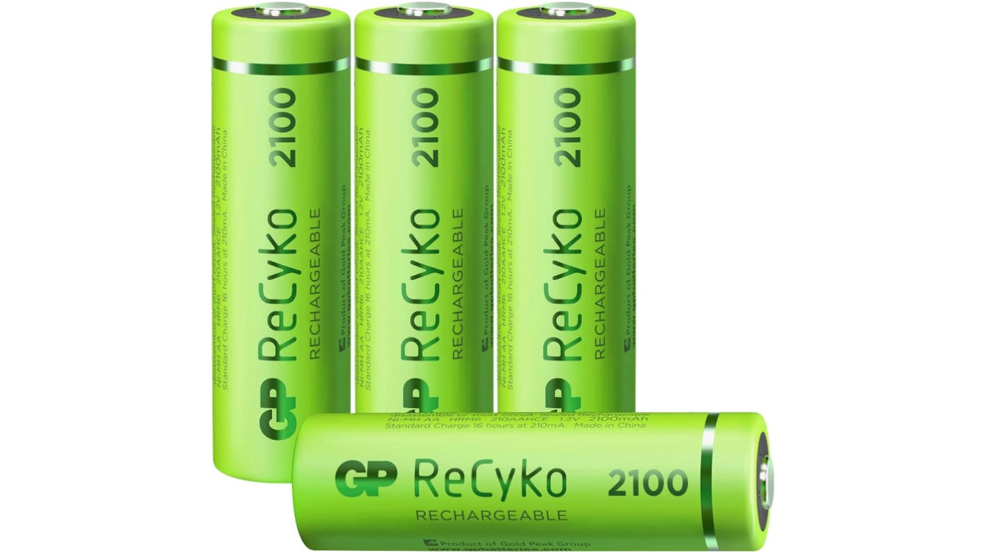 Gp Batteries GP-Batterien AA Akku NiMH 1.2V, 2.1Ah