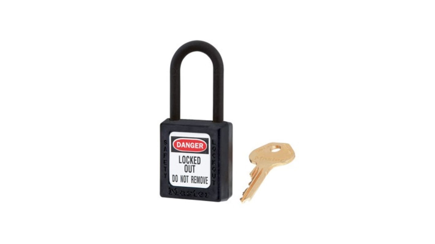 Master Lock Key Safety Padlock, 6mm Shackle