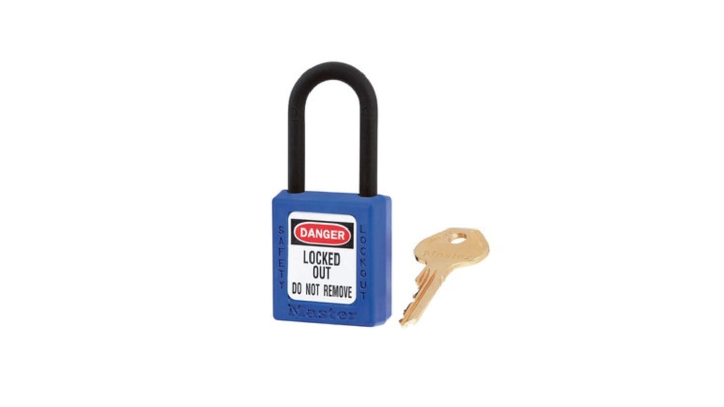 Master Lock Key Safety Padlock, 6mm Shackle