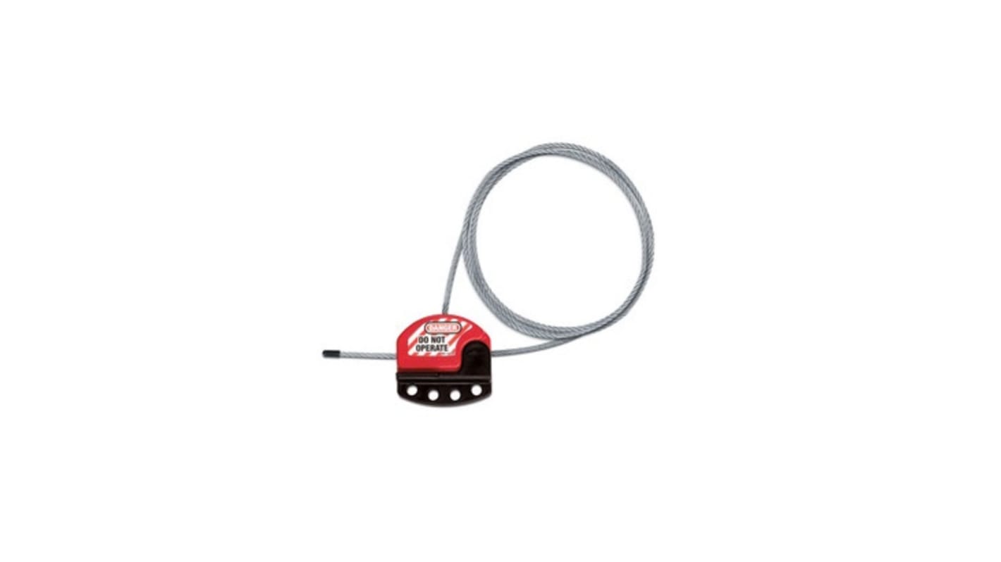 Master Lock 4-Lock Steel, Thermoplastic Cable Lockout