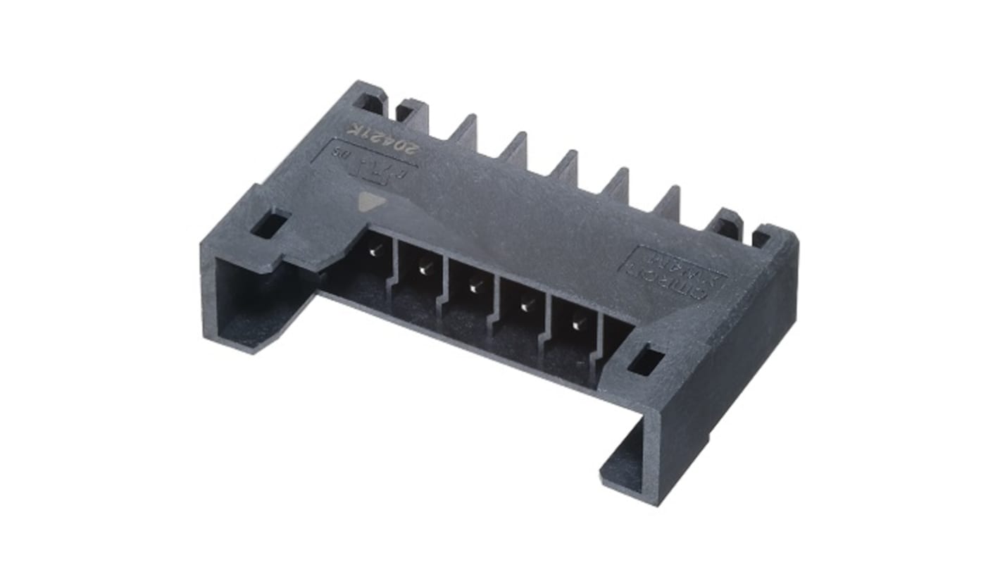 Omron 3.5mm Pitch 6 Way Pluggable Terminal Block, Header, Through Hole