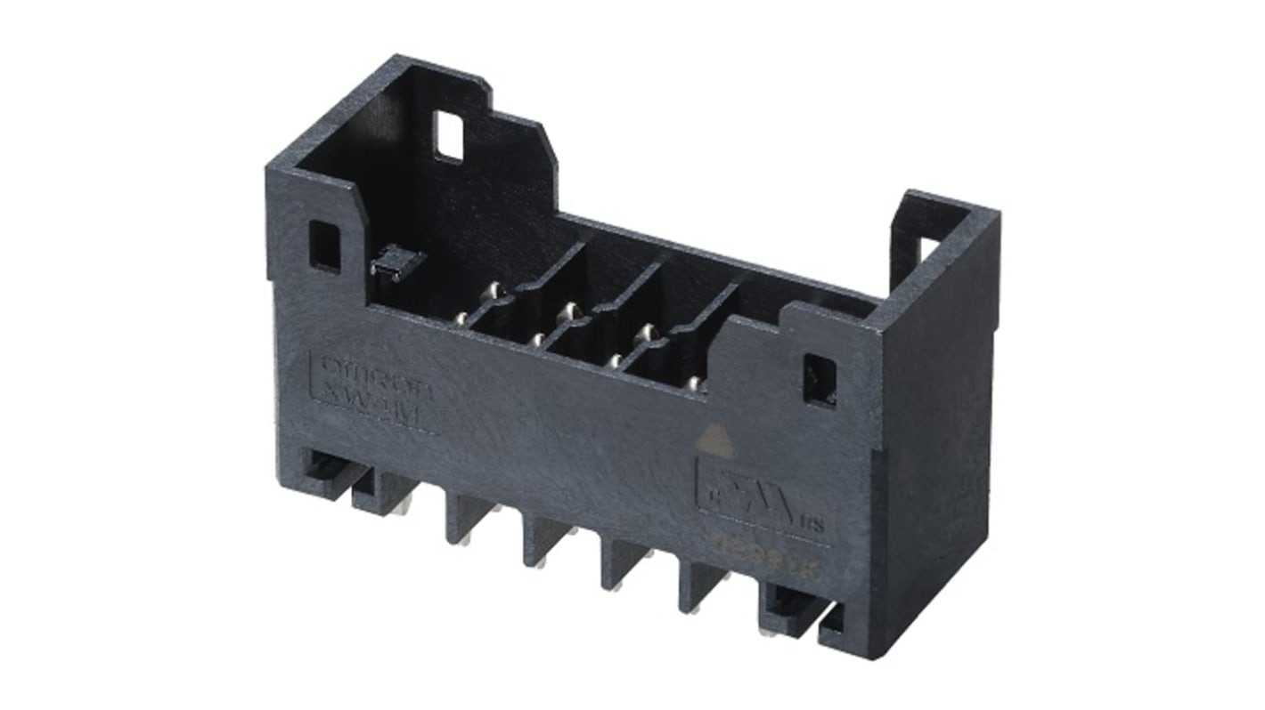 Omron, 3.5mm Pitch, 10 Way, Pluggable Terminal Block, Header, Through Hole, XW4M-10D2-V1DS