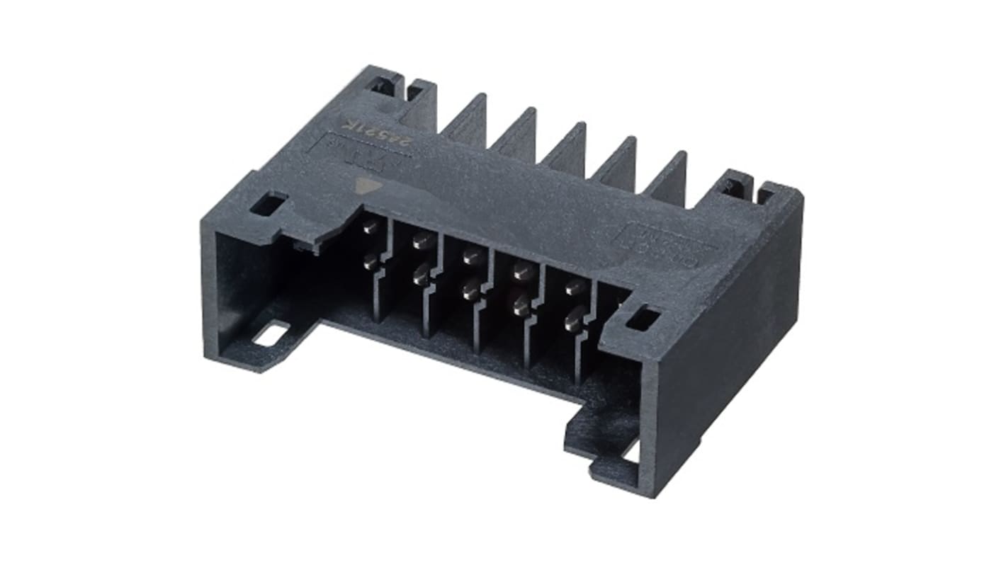 Omron, 3.5mm Pitch, 12 Way, Pluggable Terminal Block, Header, Through Hole, XW4M-12D2-H1DS
