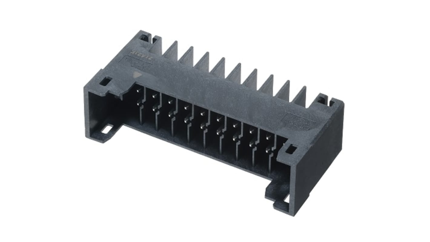 Omron, 3.5mm Pitch, 20 Way, Pluggable Terminal Block, Header, Through Hole, XW4M-20D2-H1DA