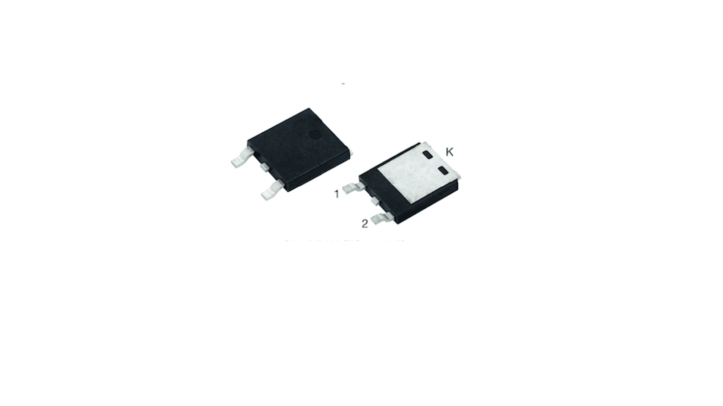 Vishay V10P SMD Schottky Gleichrichter & Schottky-Diode 2 Paar gemeinsame Kathode, 60V / 10A SlimDPAK (TO-252AE)