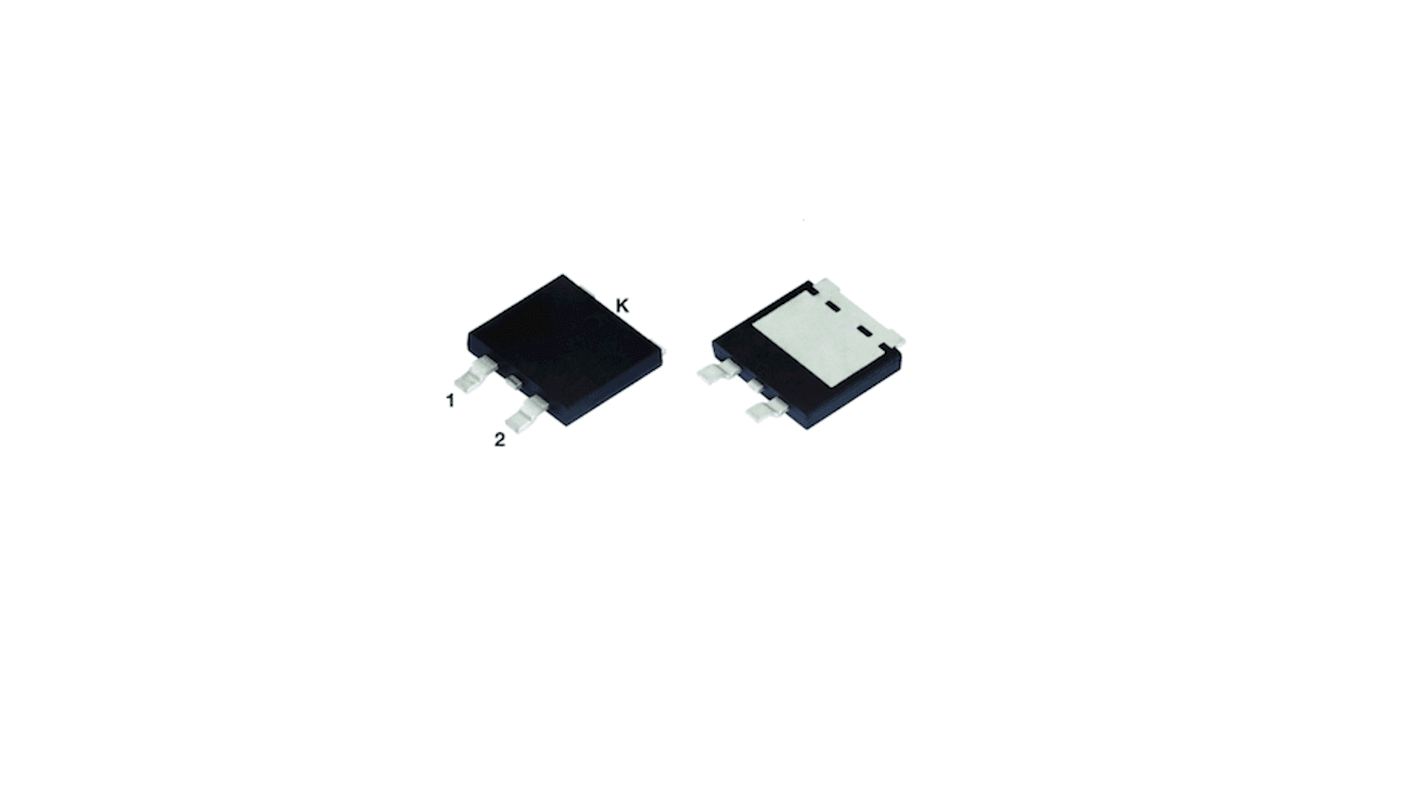 Vishay V20D SMD Schottky Gleichrichter & Schottky-Diode 2 Paar gemeinsame Kathode, 60V / 20A SMPD (TO-263AC)