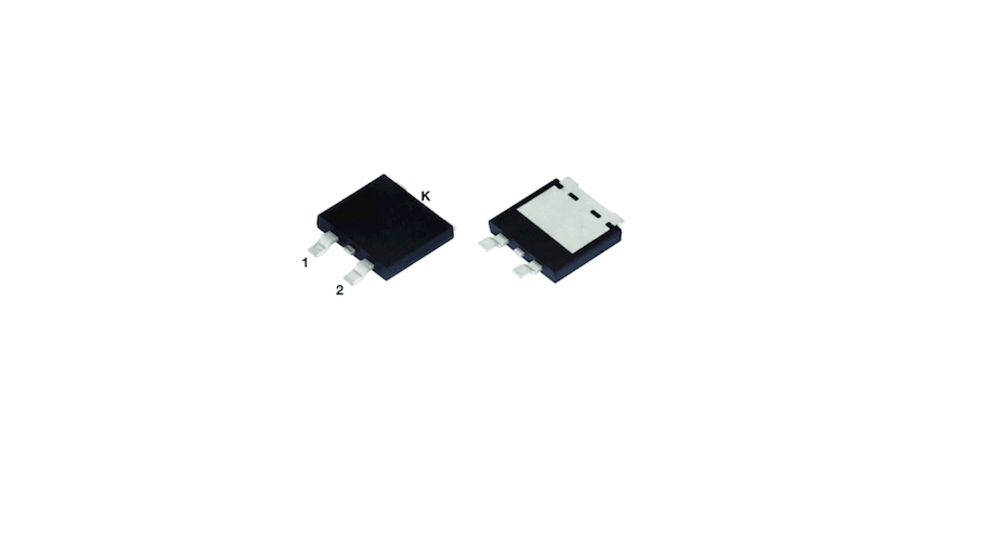 Vishay V30D SMD Schottky Gleichrichter & Schottky-Diode 2 Paar gemeinsame Kathode, 60V / 30A SMPD (TO-263AC)