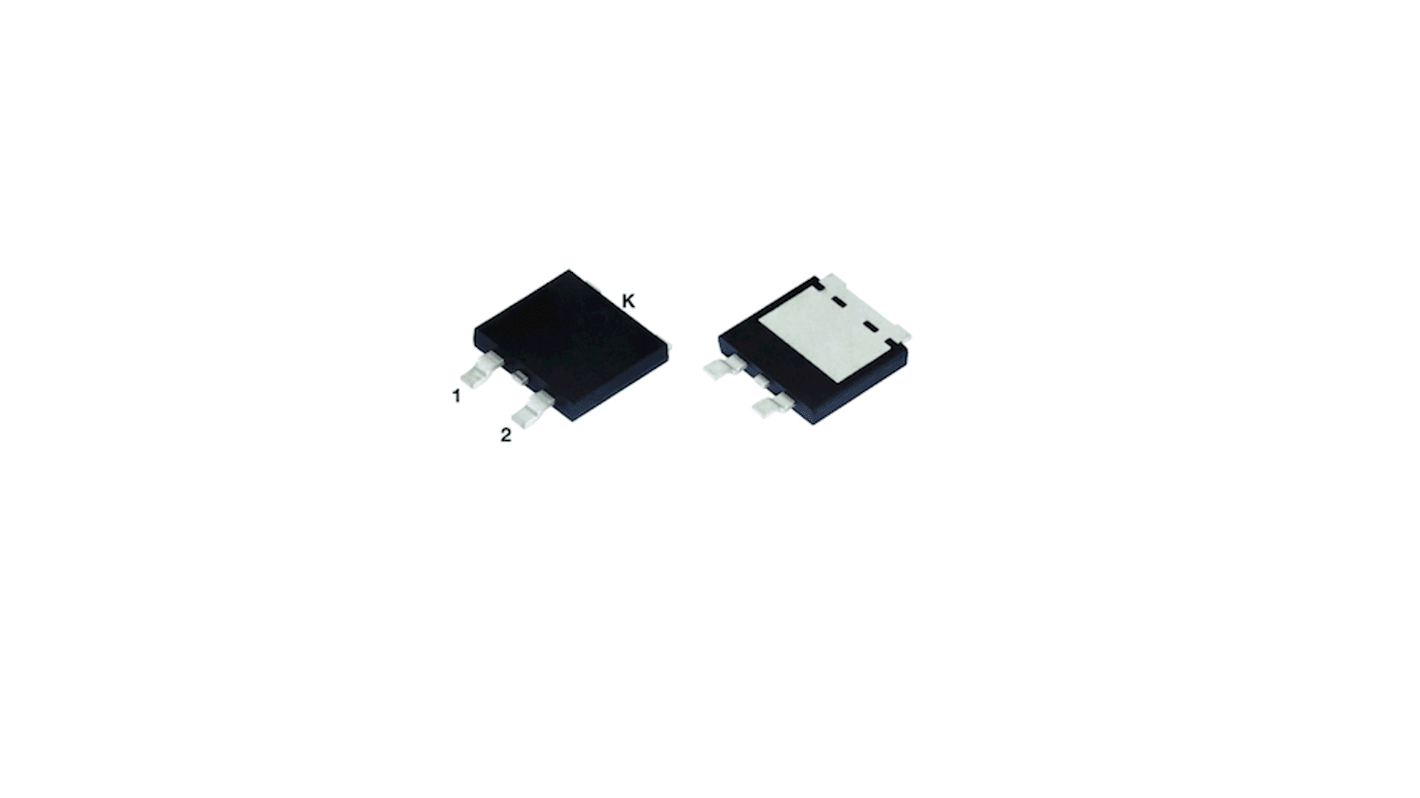 Vishay 60V 40A, Schottky Rectifier & Schottky Diode, D2PAK V40DL63CHM3/I