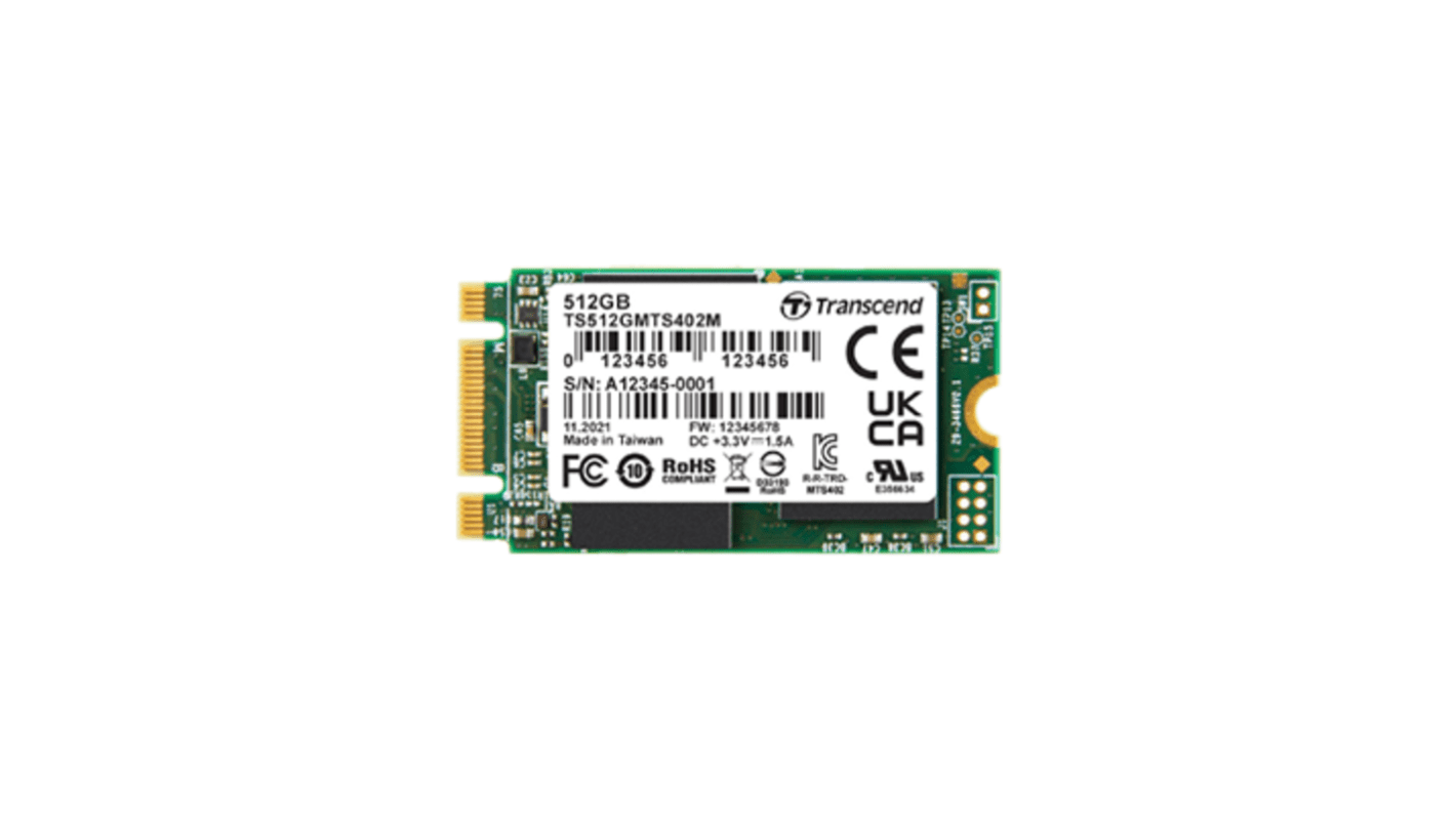 Transcend MTS402M M.2 512 GB Internal SSD Drive