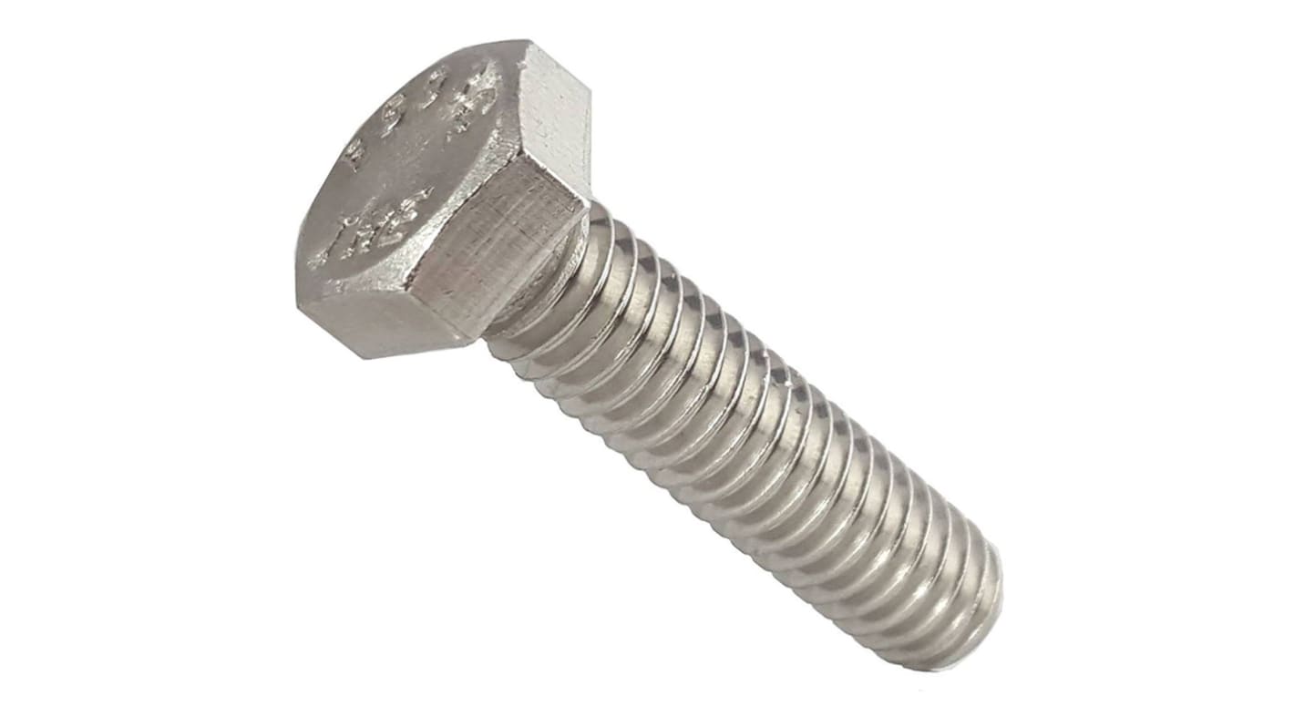 RS PRO Steel, Hex Bolt, 1/8 x 5in