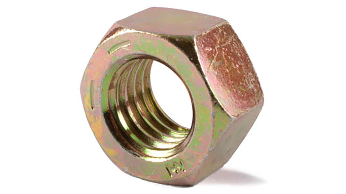 RS PRO Steel Hex Nut, 1-8in