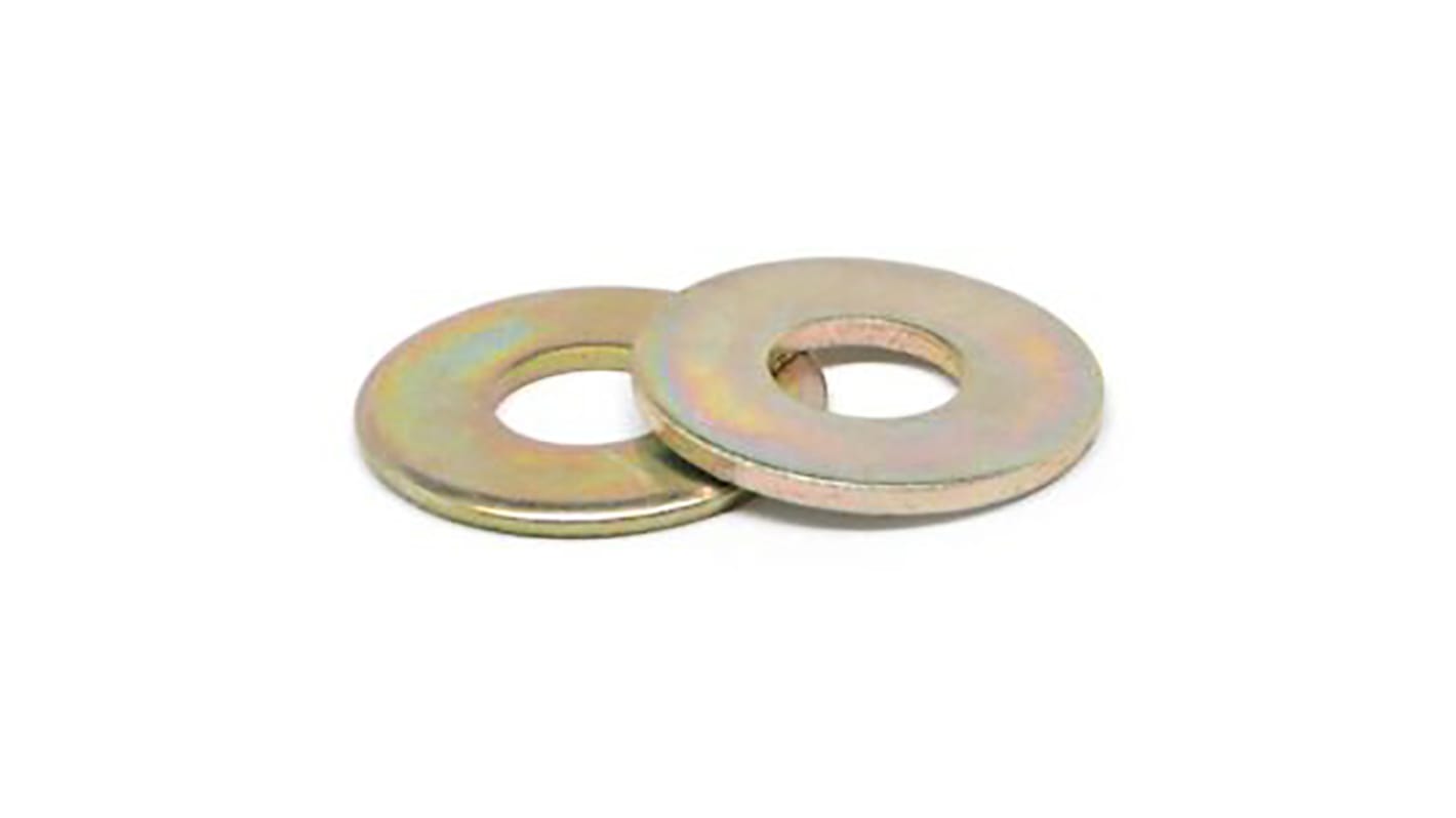 Steel Plain Washers, 1in