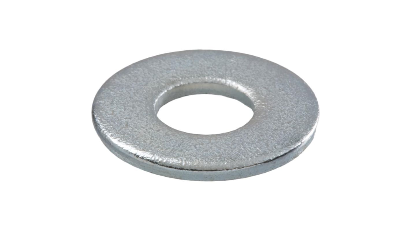 Galvanised Steel Plain Washers, 5/16in