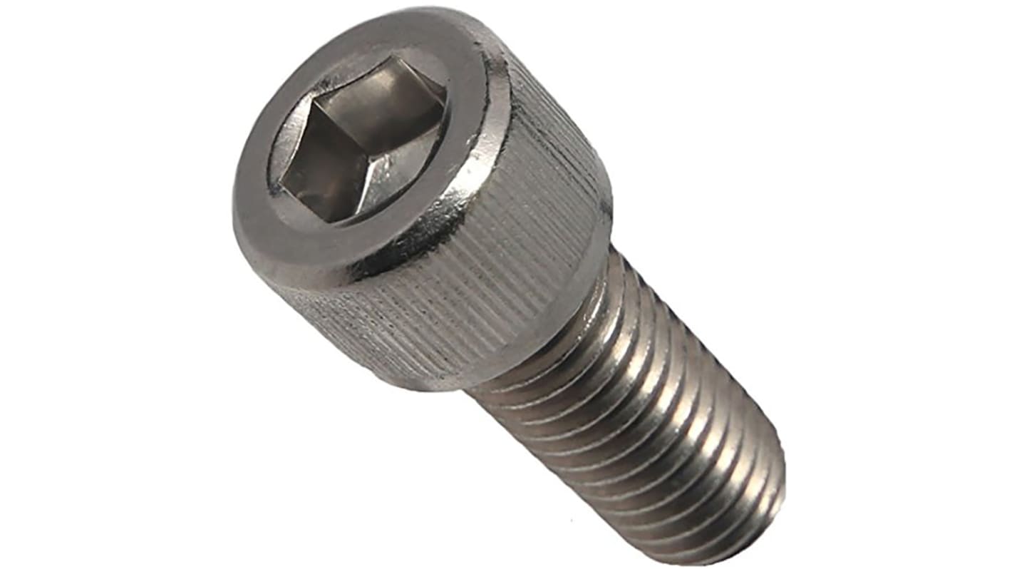 Tornillo Allen de cabeza cilíndrica RS PRO, 1/8plg x 3 1/4plg, de Acero