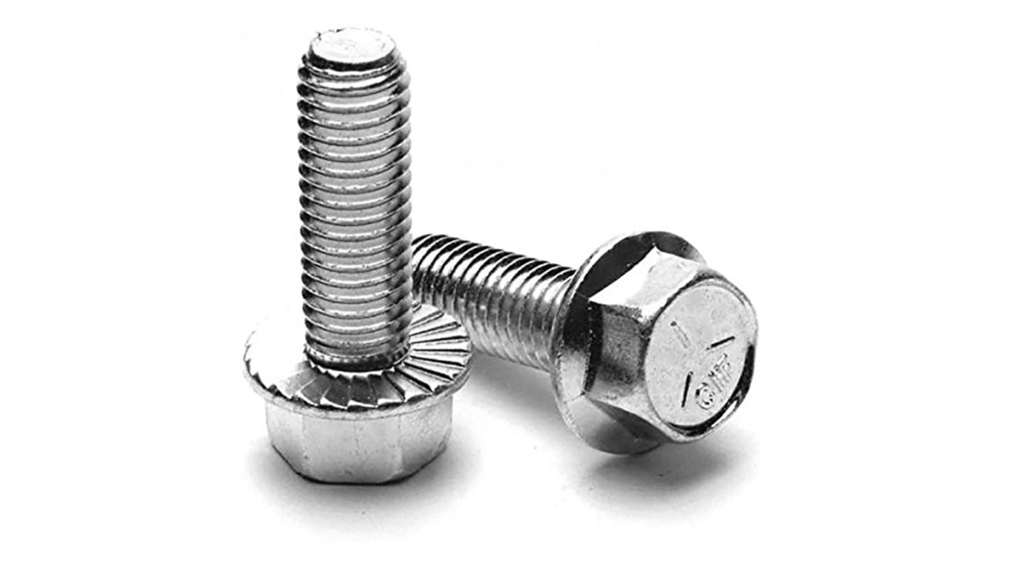 RS PRO Steel, Hex Bolt, 5/16-18in x 1 1/4in