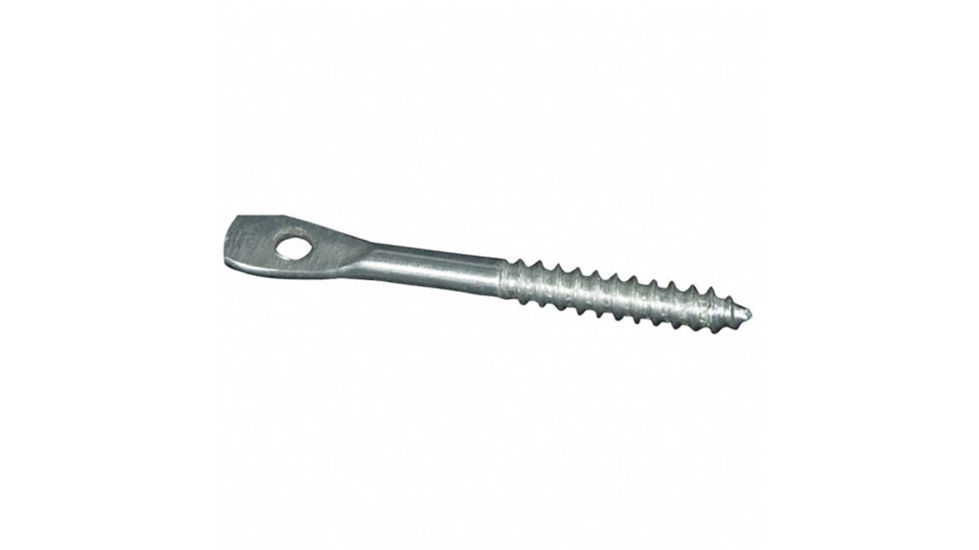 Zinc Plated Steel Lag Screws, 1/4in x 5in