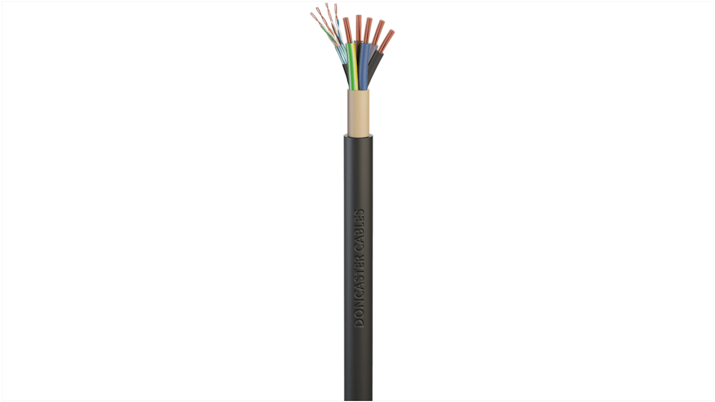 Cable de carga para vehículo eléctrico armado RS PRO, conector Cable combinado de alimentación y datos, long. 50m, 58A,