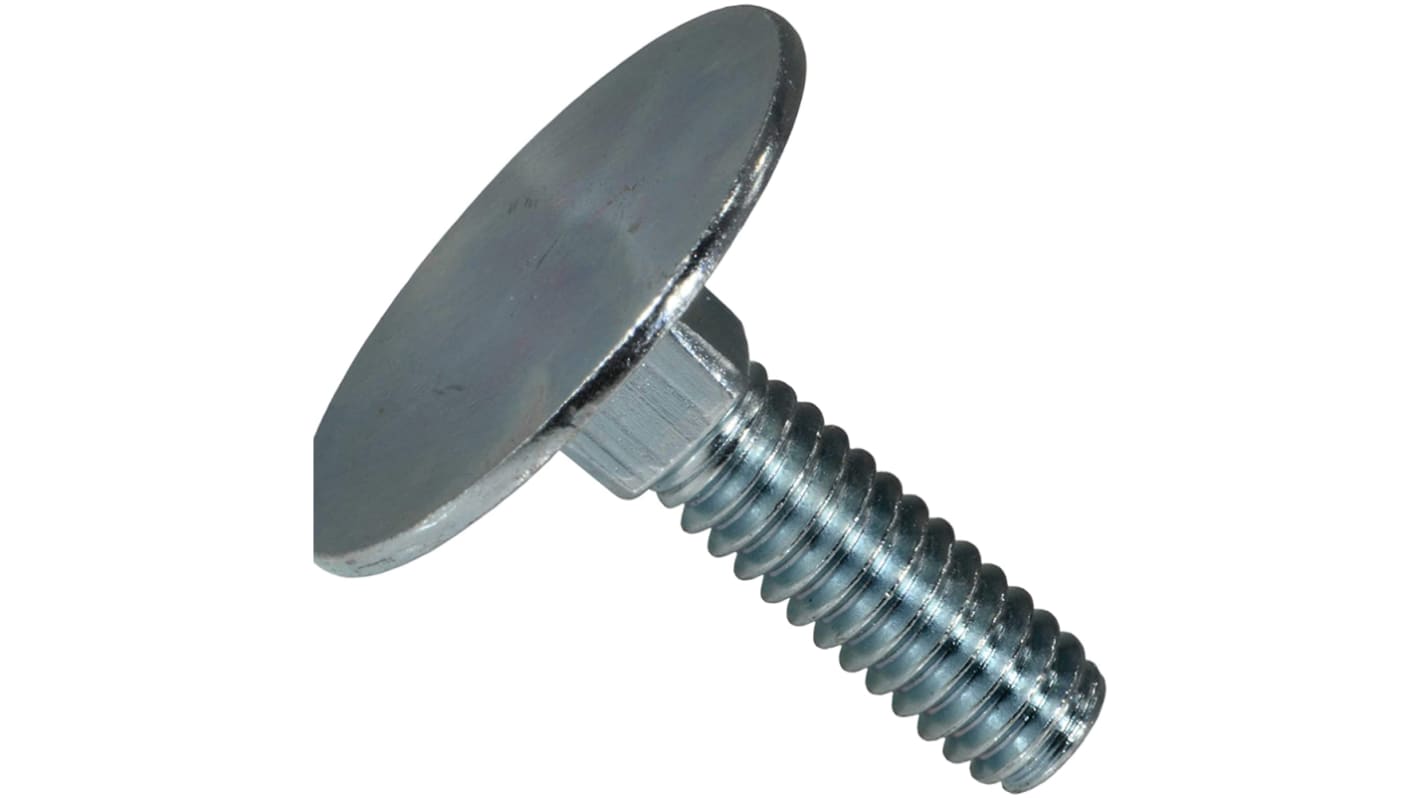Rygiel windy, Powlekane cynkiem, Stalowe, 3/8-16 x 1 1/2cal, Stal miękka