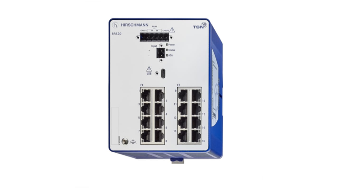 Switch Ethernet Hirschmann, 16 porte