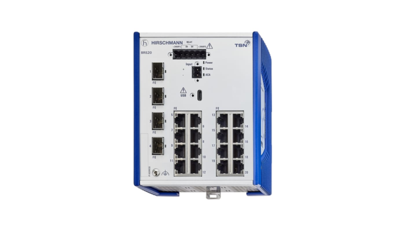 Hirschmann Managed Switch 20 Port Ethernet Switch