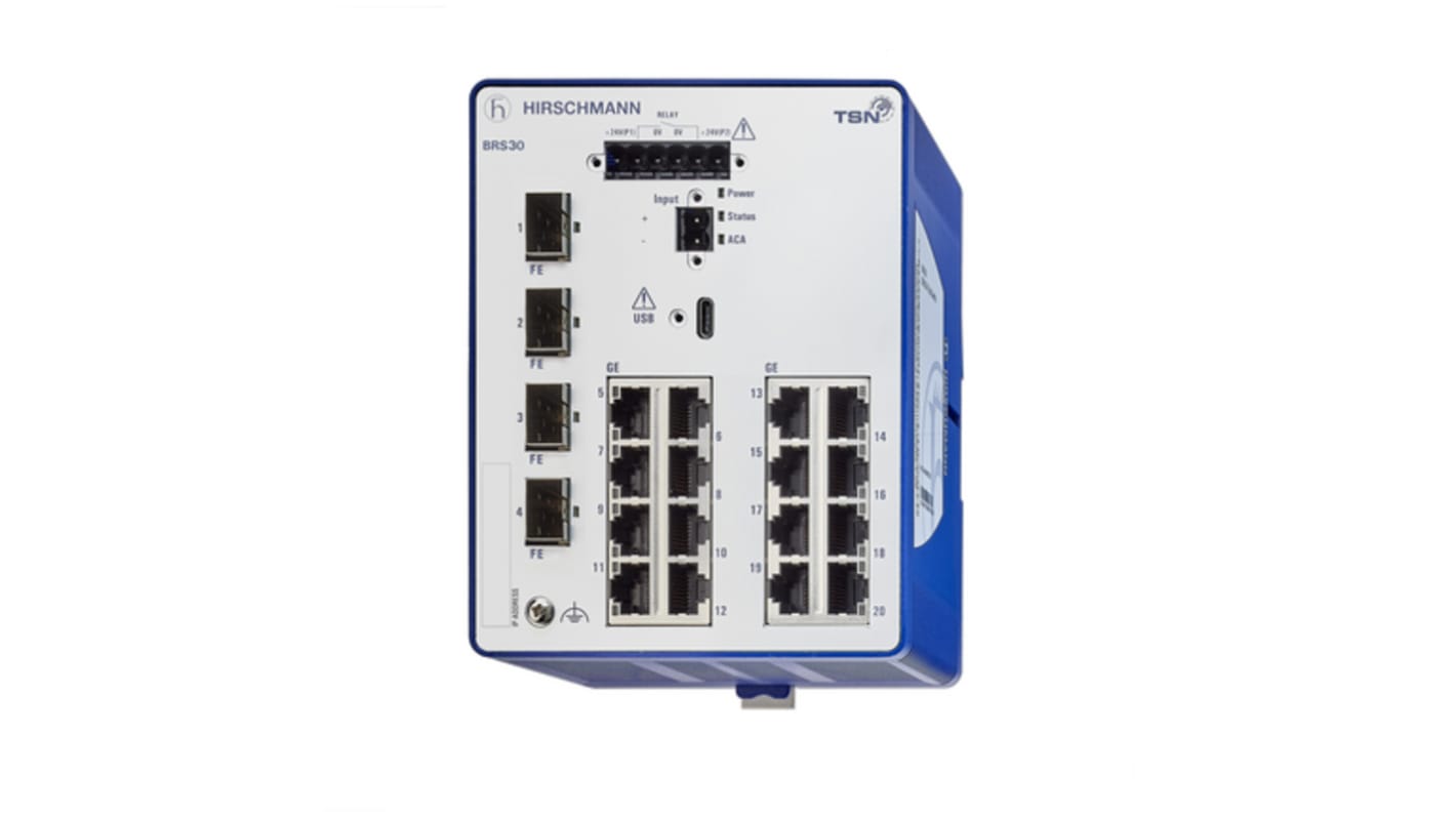 Hirschmann Managed Switch 20 Port Ethernet Switch