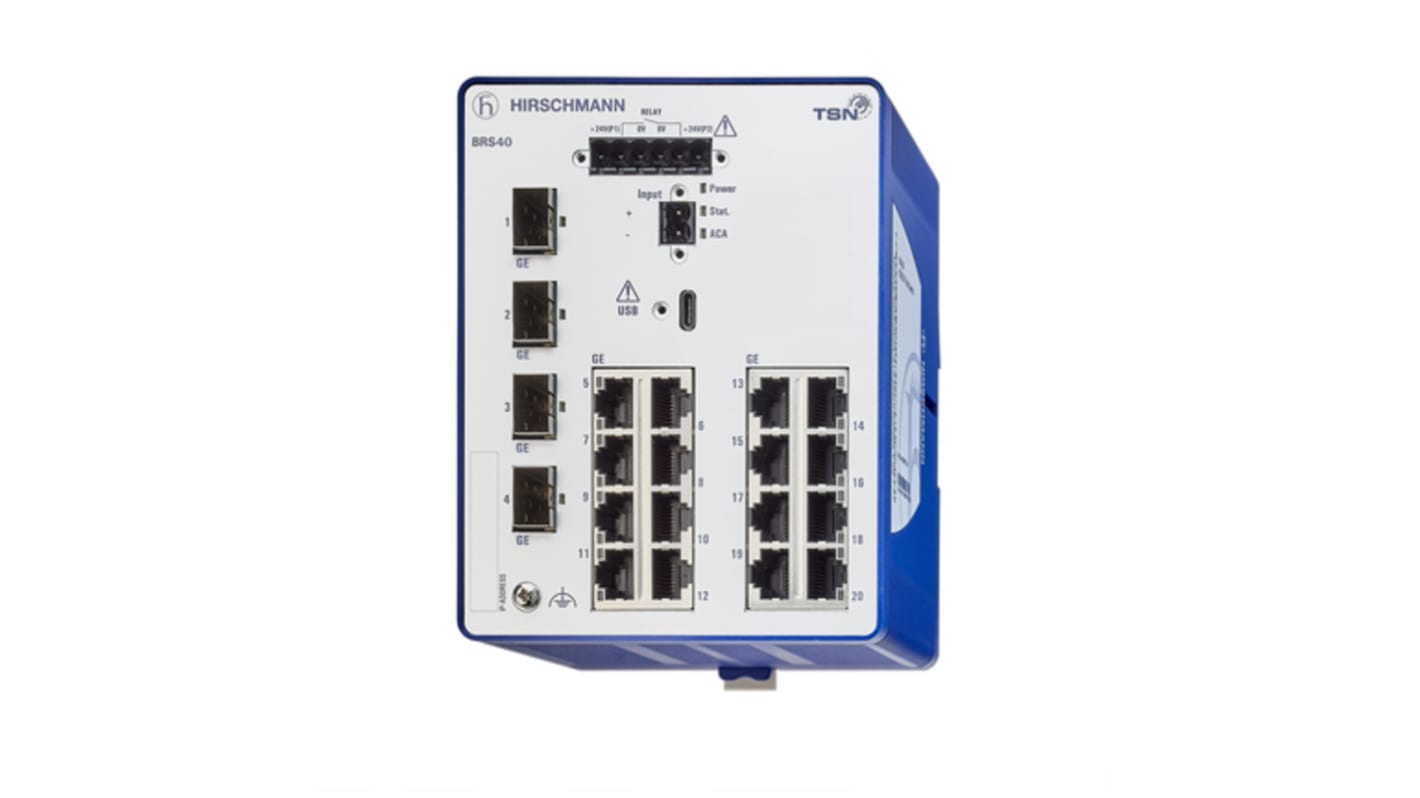 Hirschmann Managed Switch 20 Port Ethernet Switch