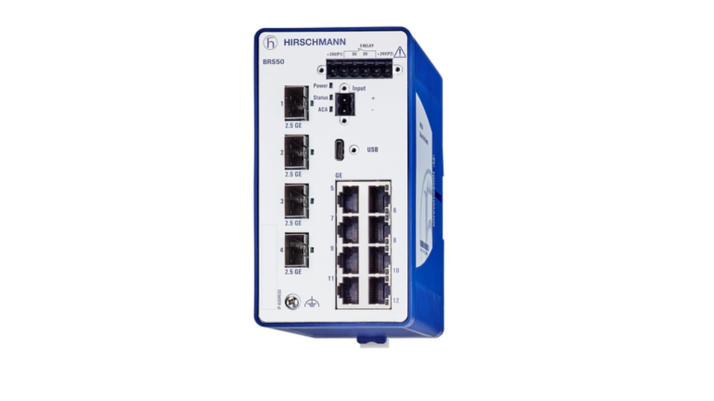 Hirschmann Managed Switch 12 Port Ethernet Switch