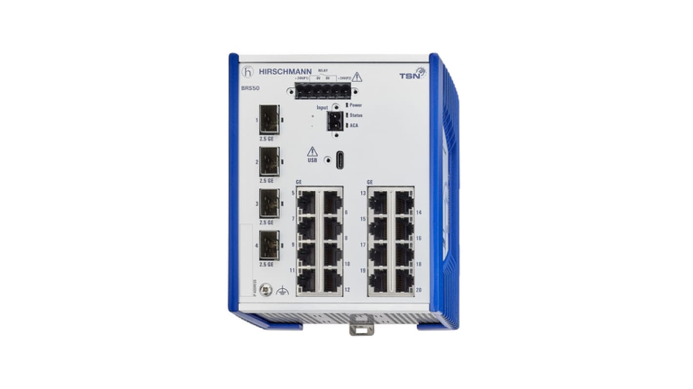 Hirschmann Managed Switch 20 Port Ethernet Switch