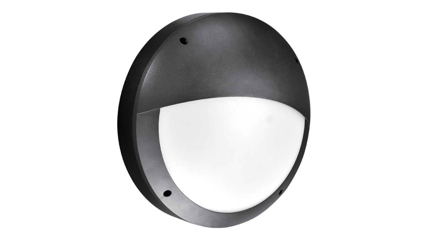 PowerLED Round LED Bulkhead Light, 18 W, 200 → 240 V ac, , Lamp Supplied, IP65