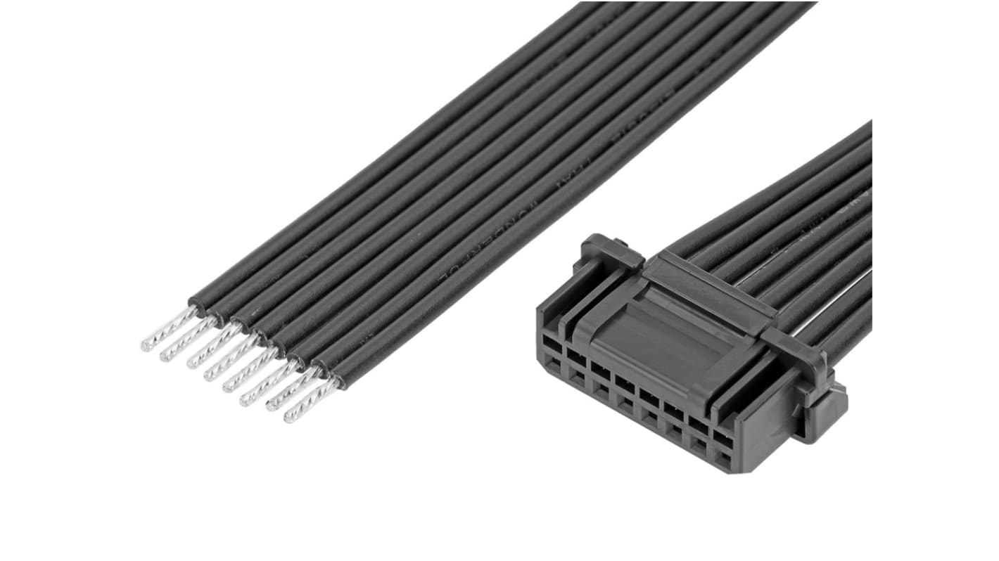 Conjunto de cables Molex Micro-One 219653, Con A: Hembra, 8 vías, paso 2mm