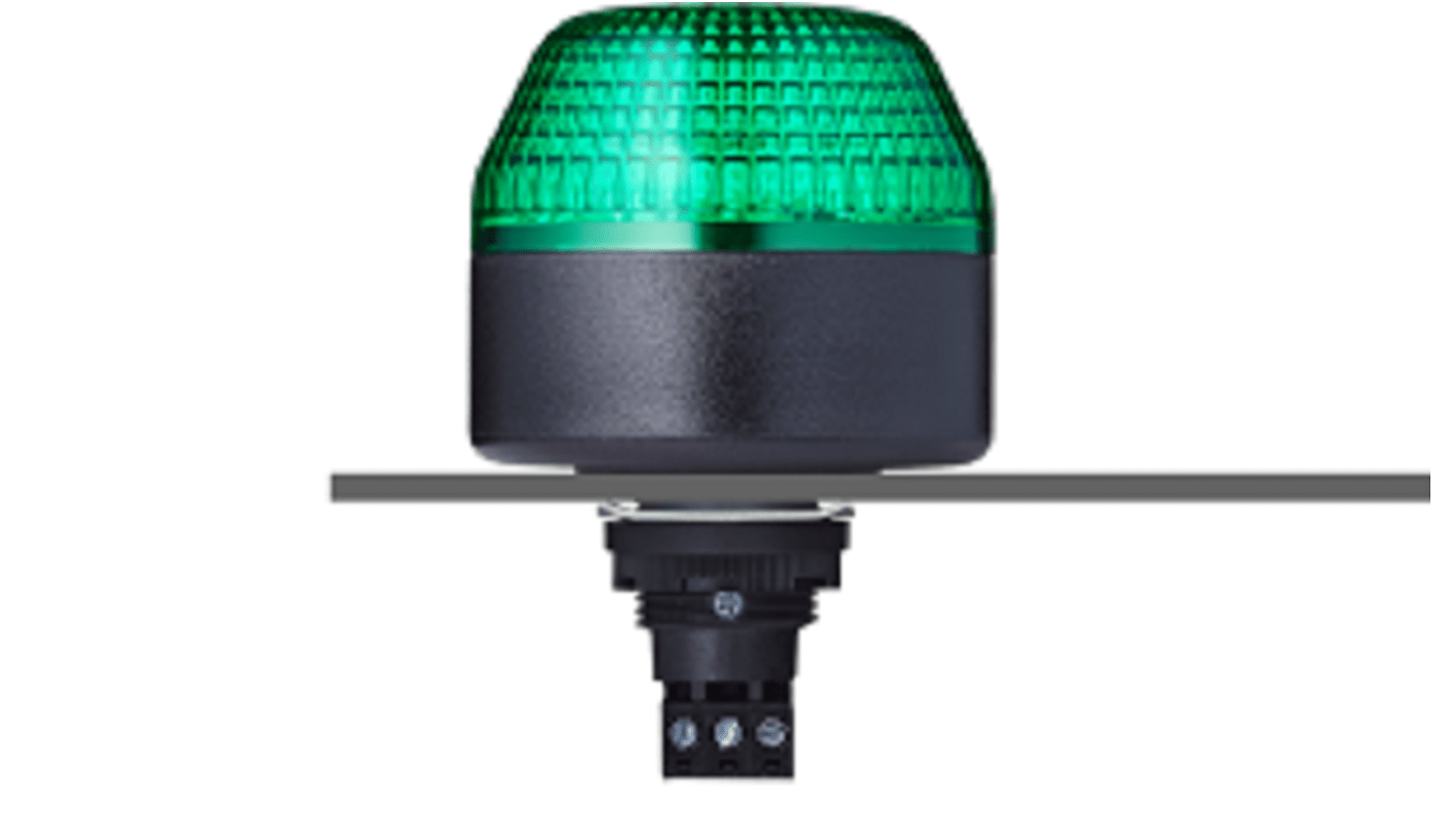 Segnalatore LED Lampeggiante, Fisso AUER Signal, LED, Verde, 230-240 V CA