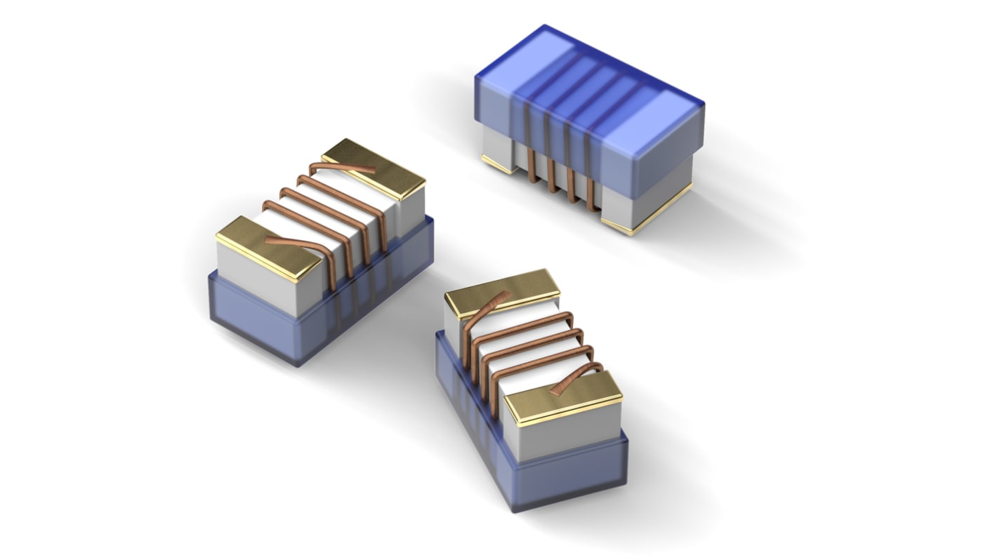 Wurth, 0603 (1608M) Wire-wound SMD Inductor 820 nH 120mA Idc