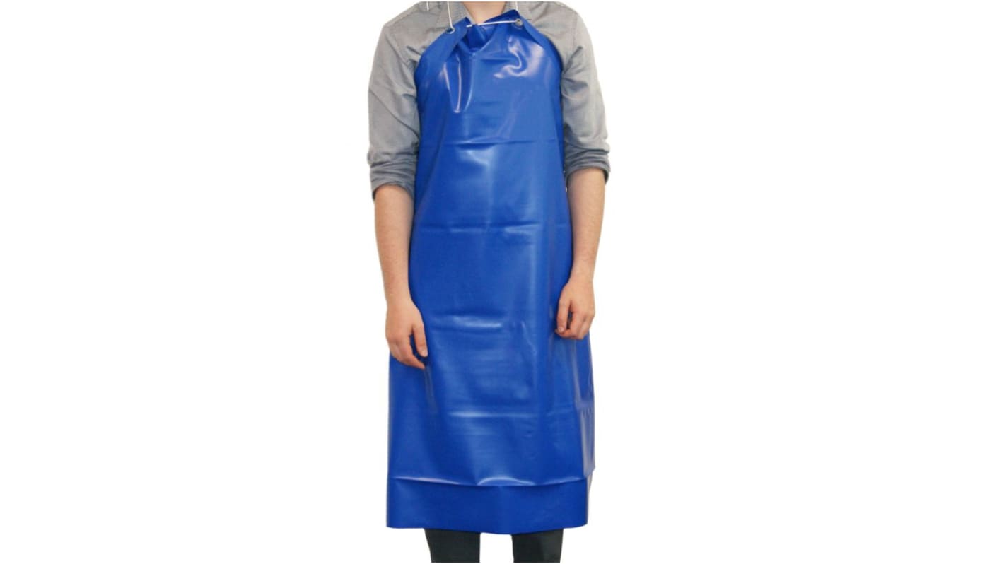 RS PRO Blue Reusable PVC Apron, 48in