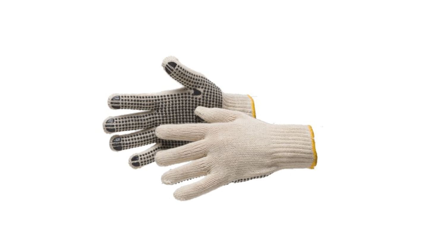 Guantes de agarre de Nailon, Poliéster Blanco RS PRO, talla 8, Antideslizante