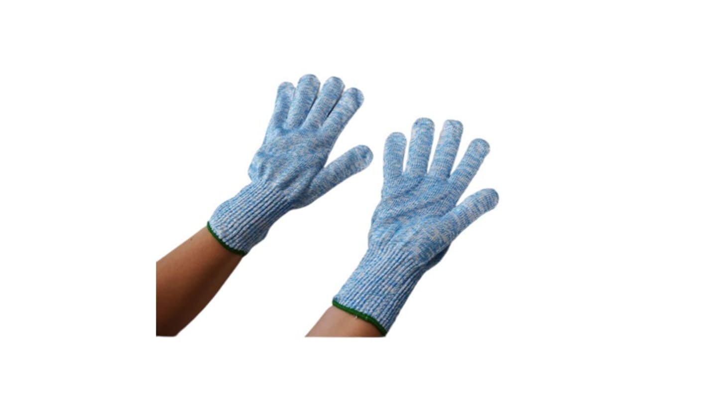 Guantes de HPPE, Nailon, Poliéster Azul RS PRO, talla 10