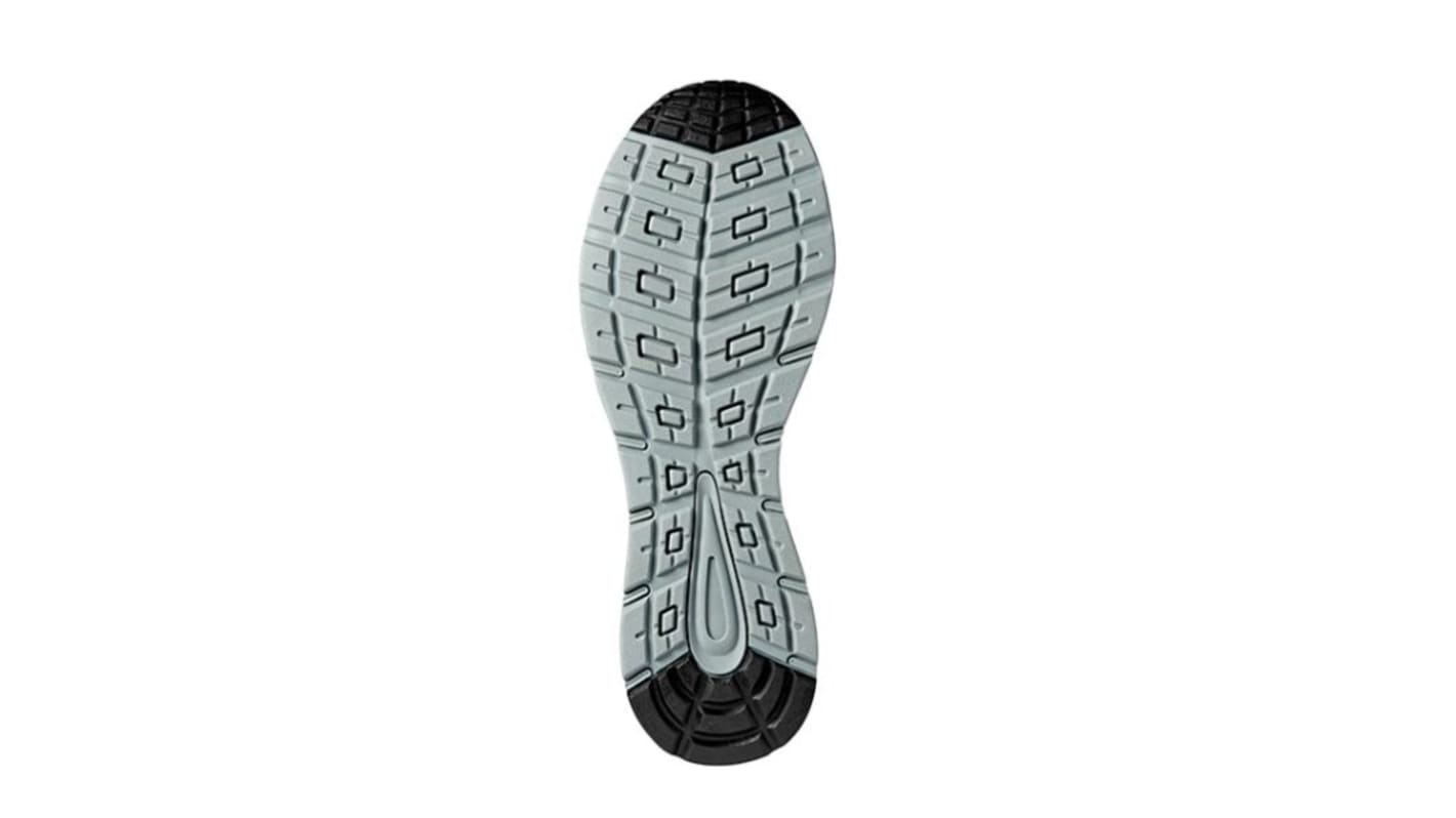 V12 Footwear Unisex Sicherheitshalbschuhe Schwarz, Silber, mit Zehen-Schutzkappe, Größe 39 / UK 6