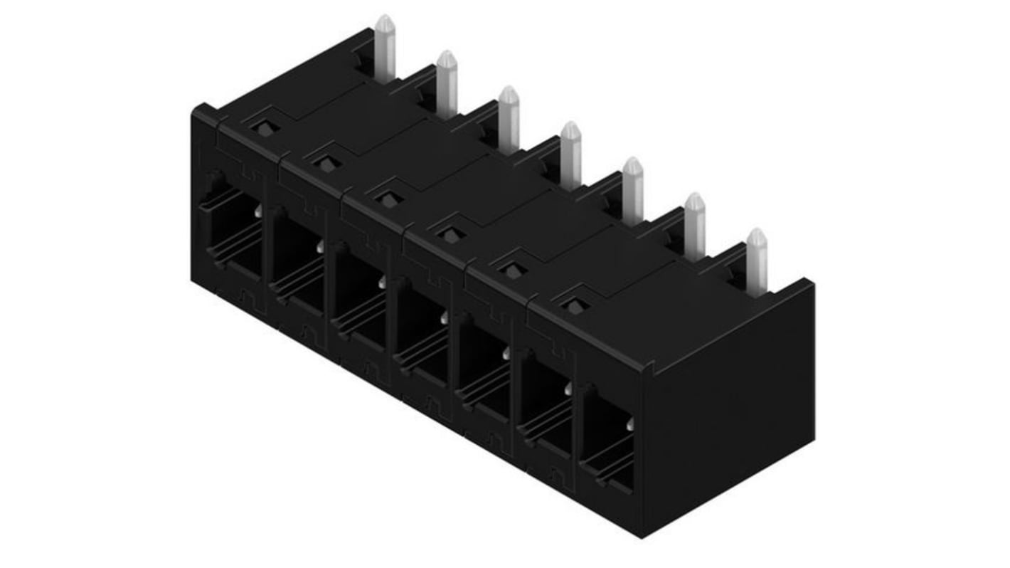 Weidmuller, 5mm Pitch, 7 Way, Pluggable Terminal Block, Header, Plug-In, 8000072510