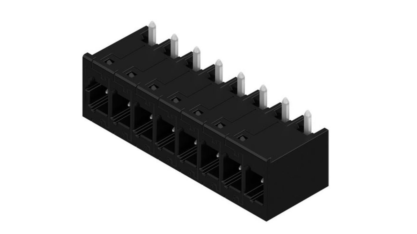 Weidmuller, 5mm Pitch, 8 Way, Pluggable Terminal Block, Header, Plug-In, 8000072511