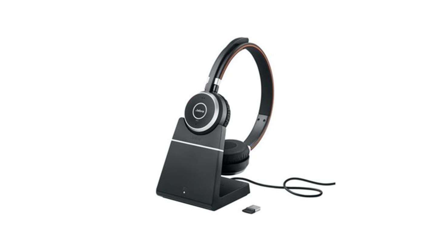 Jabra Evolve 65 Black Wireless Bluetooth On Ear Headphones