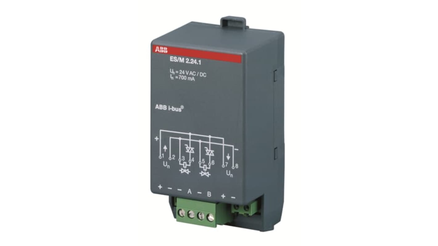 ABB I/O module for Use with KNX (TP) Bus System