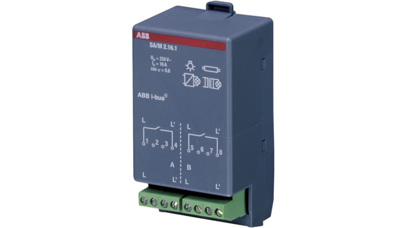 ABB I/O module for Use with KNX (TP) Bus System