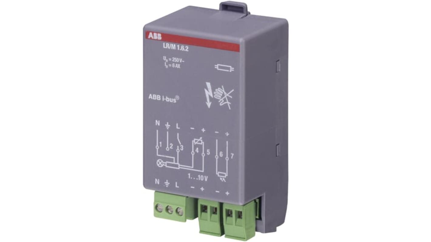 ABB 灯光控制器 一般照明控制器, 额定1 → 10 V, DIN导轨安装