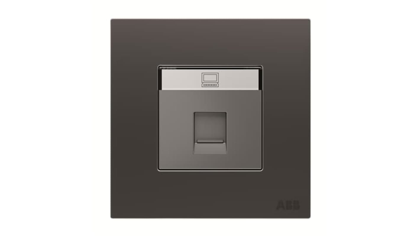 ABB Female Ethernet Connector, Flush Mount, Cat6