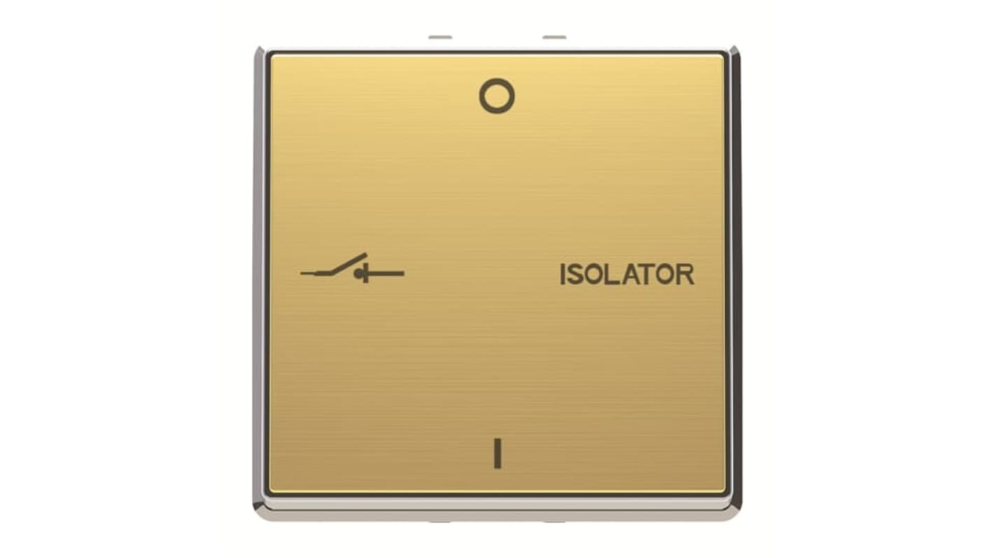 AMD Lichtschalter, Bündig-Montage Lüfter, 3-polig 10A, 250V Gold