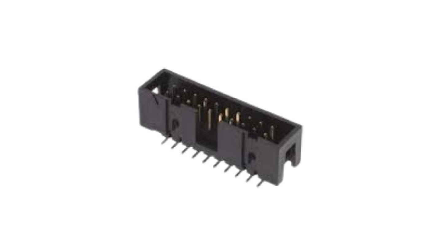 Amphenol Communications Solutions 20p双排排针, 2.54mm间距, SMT安装, Quickie系列