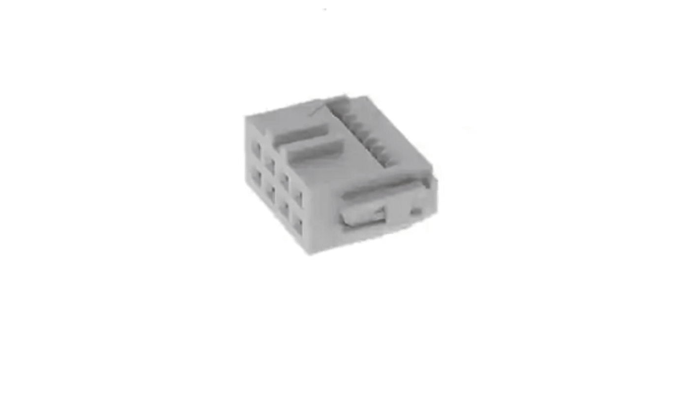 Connecteur IDC Amphenol Communications Solutions Clip isolé, 8 contacts, 2 rangées, pas 2.54mm, Montage en surface